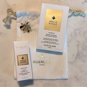 Guerlain Paris Abeille Royale Bee Pin, Serum, Youth Watery Oil Set